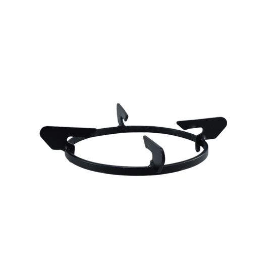 MS Coated 185CD Round Rod Pan Support for LPG Gas Stove – Durable Stove Stand, Matte Finish (Pack of 2)