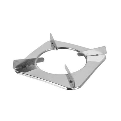 Stainless Steel Square Pixy Pan Support for LPG Gas Stove – Durable Stove Stand, Mirror Finish (Pack of 2)