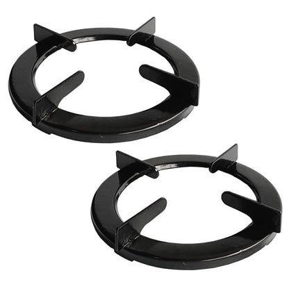 MS Coated 192CD Round Sheet Pan Support for LPG Gas Stove – Durable Stove Stand, Matte Finish (Pack of 2)