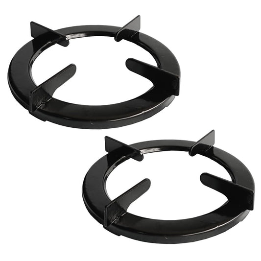 MS Coated 192CD Round Sheet Pan Support for LPG Gas Stove – Durable Stove Stand, Matte Finish (Pack of 2)