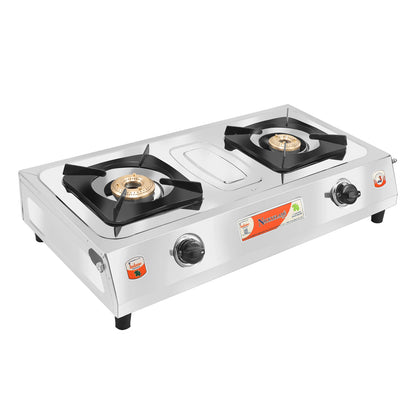 Nickyflame - 2 Burner Supreme BF Sheet Pan Support Brass Top (MRP-2350)
